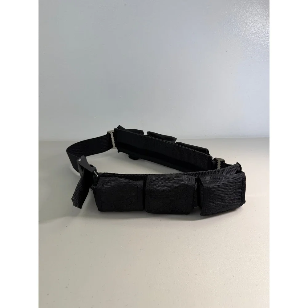 NWOT XS Scuba Pocket Weight Belt Black WB106-BK‎ ClearPath Buckle Diving Gear XS